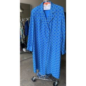 VINTAGE “August Silk” 100% Silk Tunic Dress w/ Groovy Print